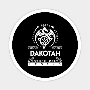 Dakotah Name T Shirt - Another Celtic Legend Dakotah Dragon Gift Item Magnet